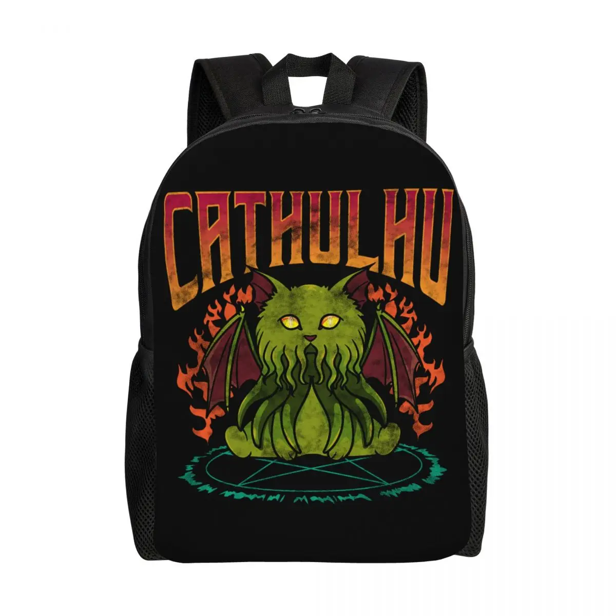 

Забавный рюкзак для ноутбука Cathulhu Cat Cthulhu, модный рюкзак для мужчин и женщин, Студенческая сумка для школы и колледжа