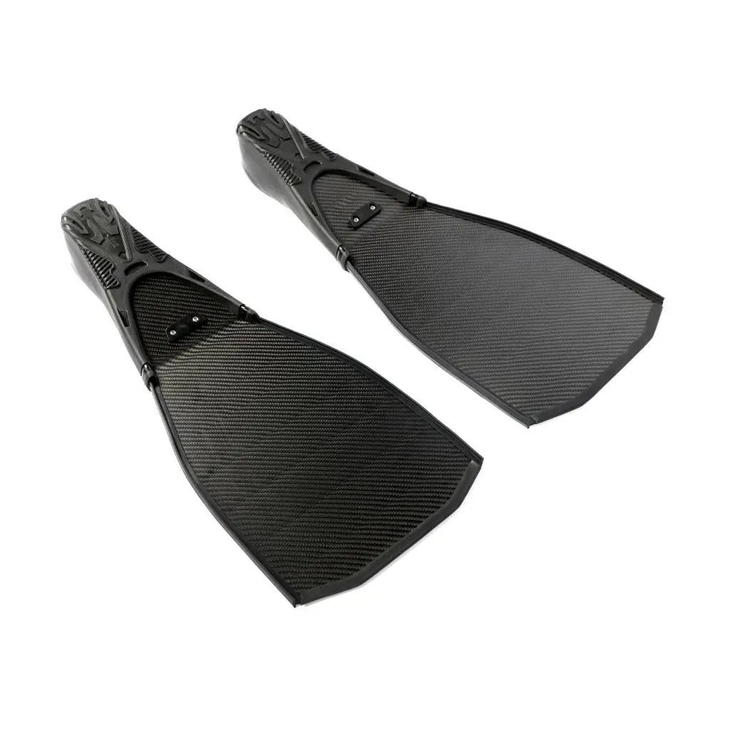 

ATV&UTV3K Carbon Fiber Matte Short Fins Swimming Flipper Fin Black XXS 33 to XL 46 Freediving Professional Diving Fins