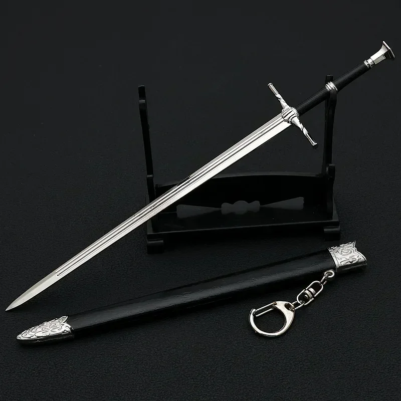 22 cm Geralt de Rivia les sorciers édition améliorée périphériques de cinéma et de télévision boucher de Blaviken bête exotique jouets en métal