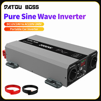 DATOUBOSS SAK Pure Sine Wave Inverter DC12V-24V to AC220V Portable Car Inverter Peak Power 4000W Continuous Power 2000W