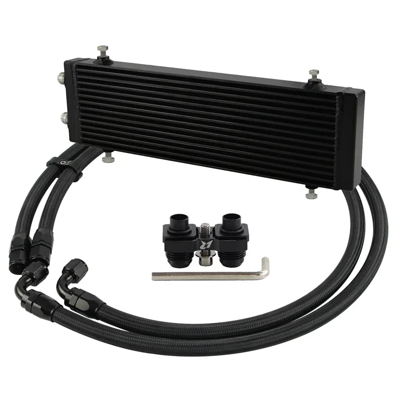 Small/Medium/Large Size Dual Pass Bar&Plate Oil Cooler Kit Fits for BMW E90 E92 E93 335i E36 Euro 6cyl E46 M3