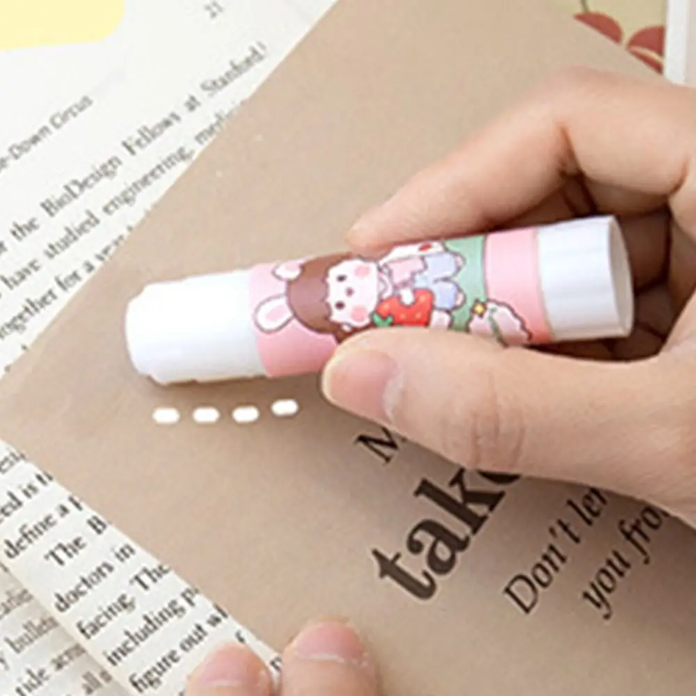 Small Solid Glue Stick DIY Tools Office Supplies Cartoon Adhesives Glue Stick PVA Student Stationery Glue Stick