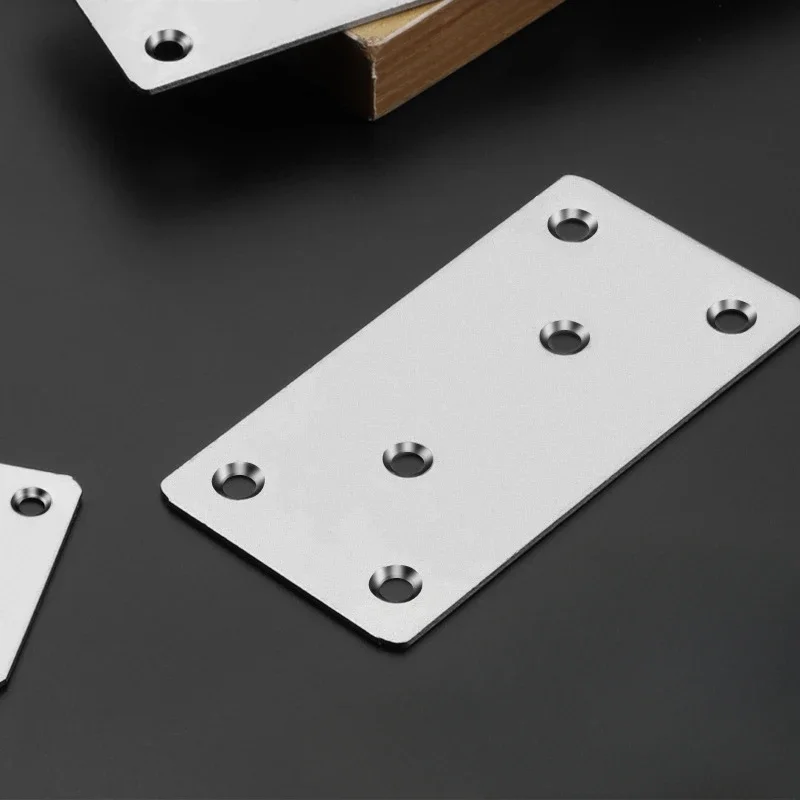 Cabinet Door Corner Code Cabinet Layer Support Plate Fixed Straight Piece 90 Degree L-shaped Iron Corner Furniture Hardware