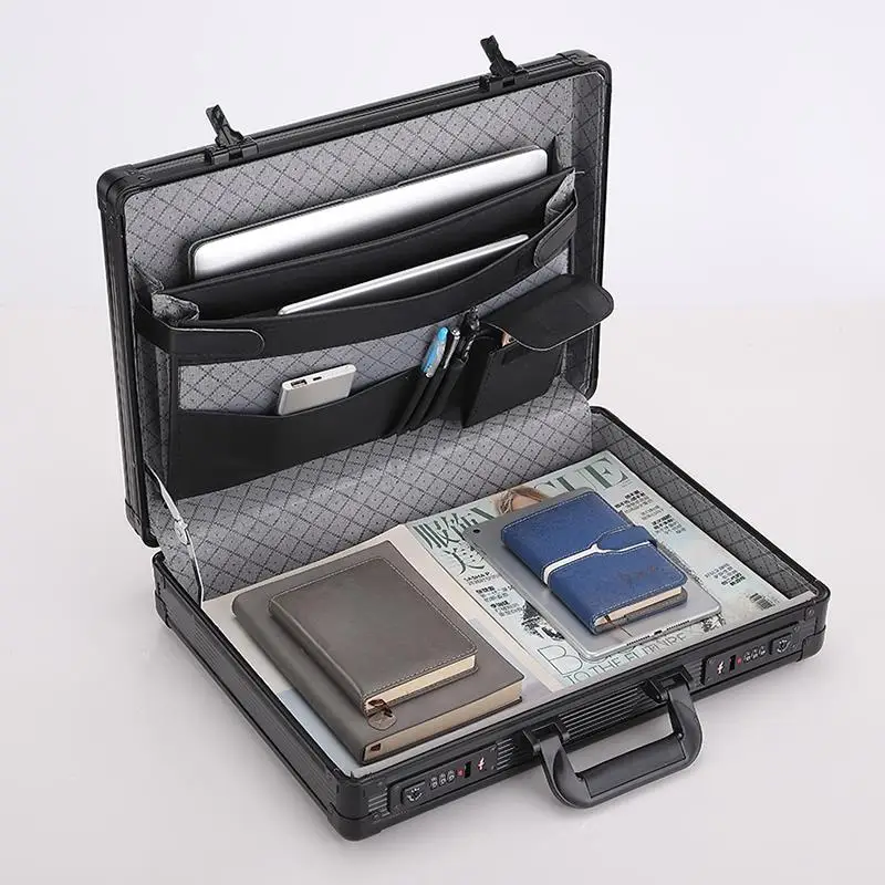 

Запираемый жесткий кейс для документов: многофункциональный органайзер для семейных сертификатов и важных бумаг, защитный футляр