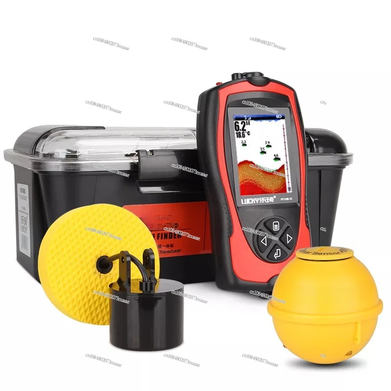 HD Chinese Color Screen Visual Sonar Finder, New Detection Wireless Fishing Finder