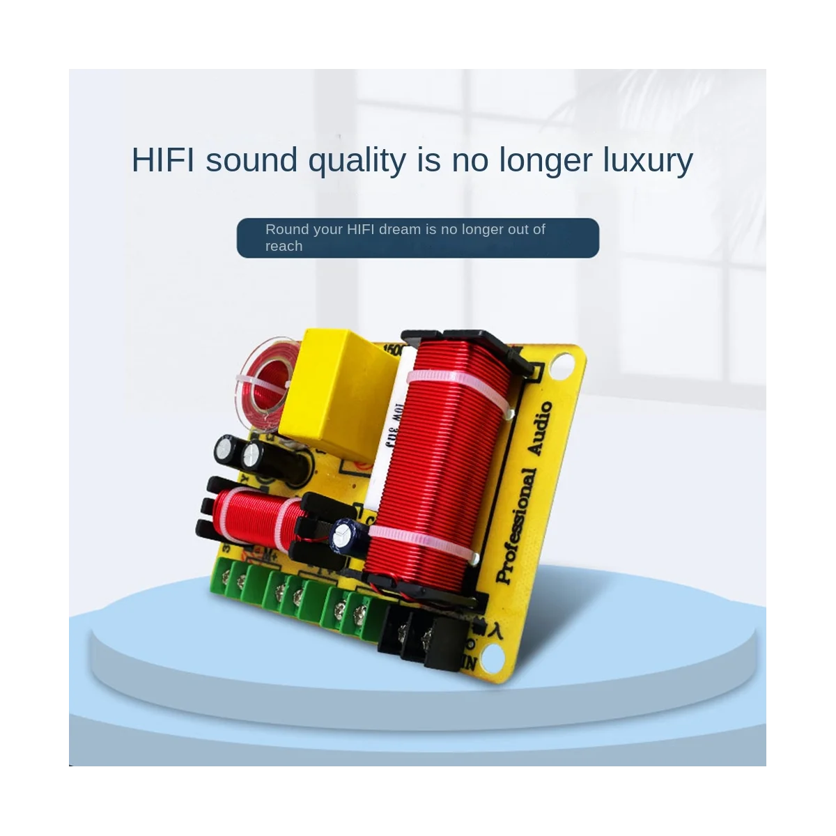 3 Way HiFi Crossover Filtro Speaker, Divisor de Freqüência, Distribuidor para DIY, Modificação Home Speaker, 300W