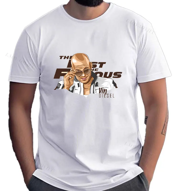 New Fashion Short Sleeve O-Neck T-shirt Vin Diesel Family Fast and Furious Skyline Brian O'Conner Dom Toretto Paul Walker Tee