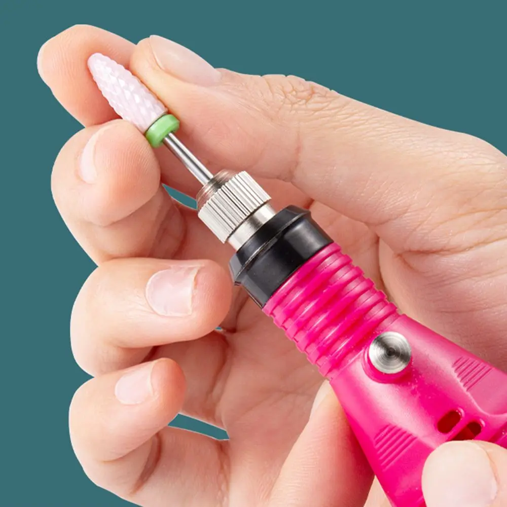 Steel Removing Nail Gel Polish Nail Milling Cutters Set Ceramic Nail Drill Bit Grinding Head Sander Tool Electric Grinder Head