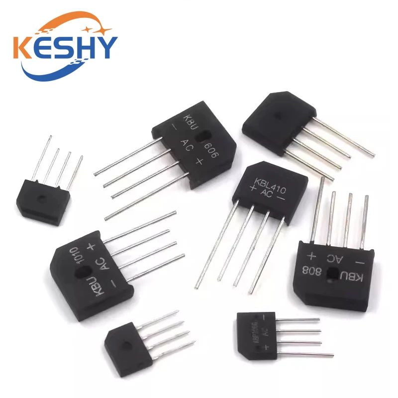 5 قطعة KBP307 ريدج المعدل الطاقة ديود KBP 206 208G 210 306G 310 GBJ2510 KBU 606 610 808G 810 1010 KBJ 406 610G 3510 KBL 608 41