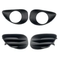 Cubierta de luz antiniebla delantera de repuesto para coche, embellecedor de parachoques inferior, rejillas con orificio para luz antiniebla, bisel para Toyota Yaris de 2 puertas 2006 2007 2008