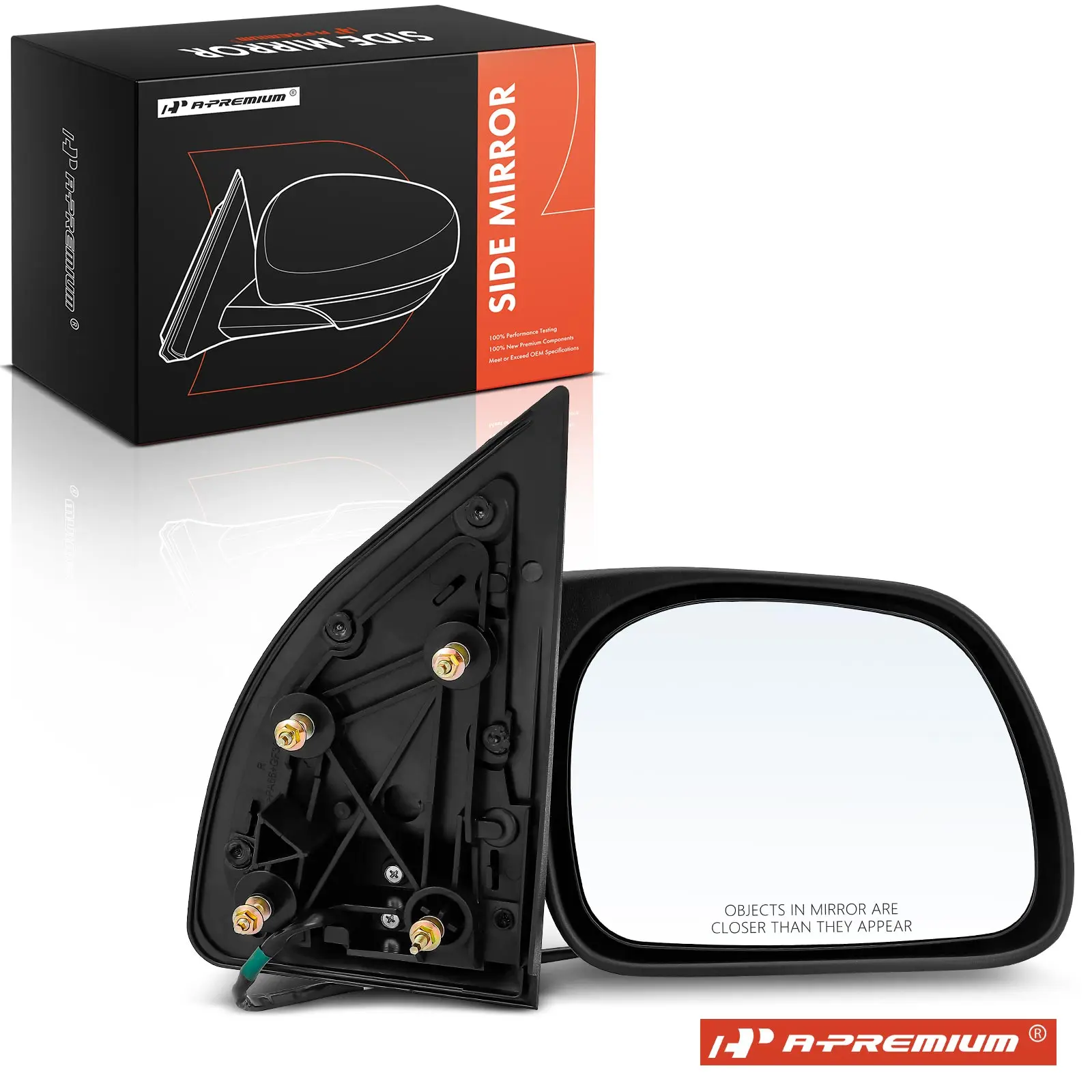 A-Premium Passenger Side Power Door Mirror for Ford F-250 Super Duty F-350 Super Duty F-450 Super Duty F-550 Super Duty 08-16