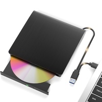 External Bluray Drive USB 3.0 and Type C Bluray DVD Burner Portable 3D CD DVD Player for Windows, Read And Write BD CD DVD Discs
