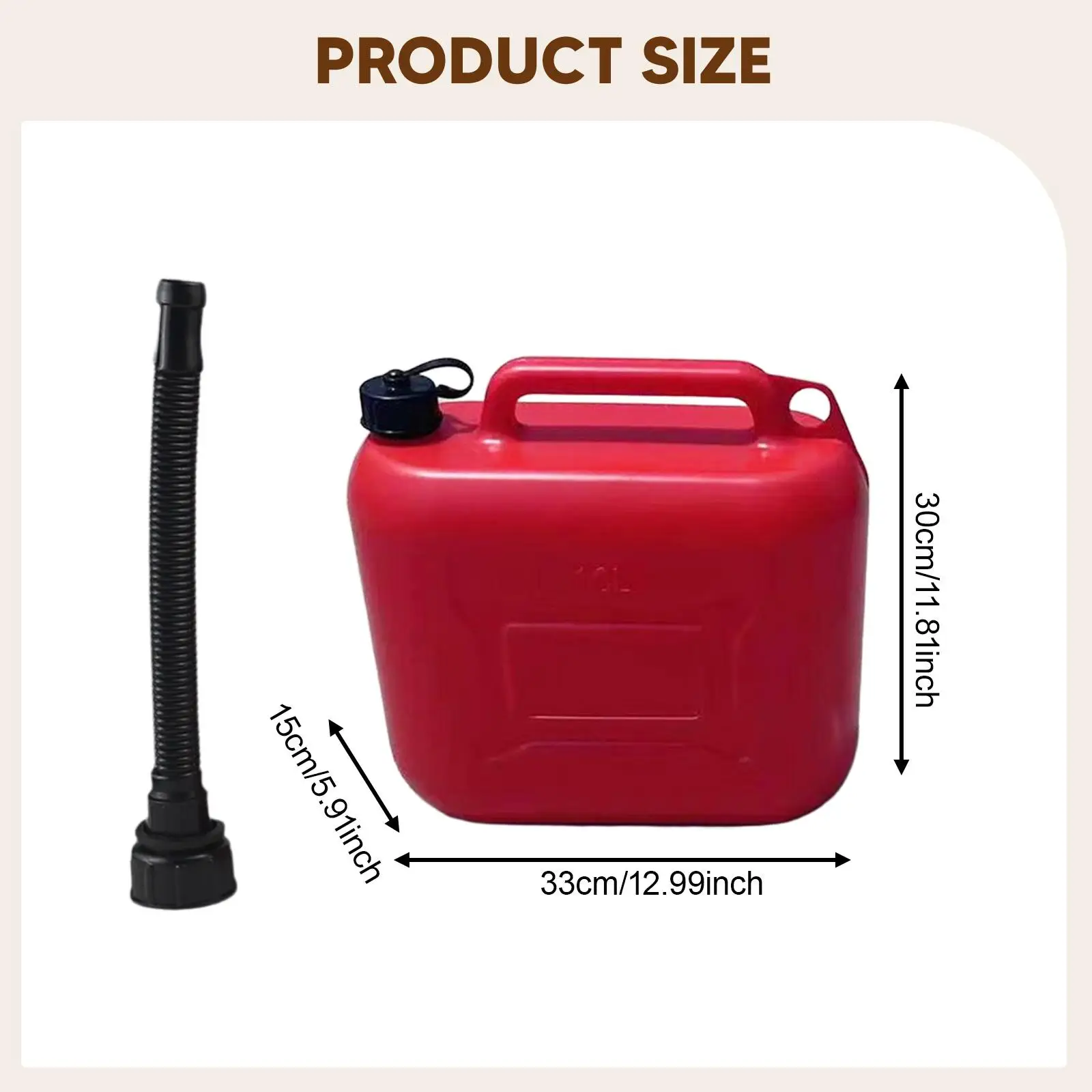 Tanica di benzina pratica con serbatoio automatico per emergenza avventurosa