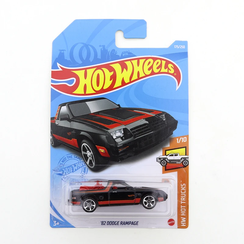 2021-175 Hot Wheels 82 DODGE RAMPAGE Mini Alloy Coupe 1/64 Metal Diecast Model Car Kids Toys Gift