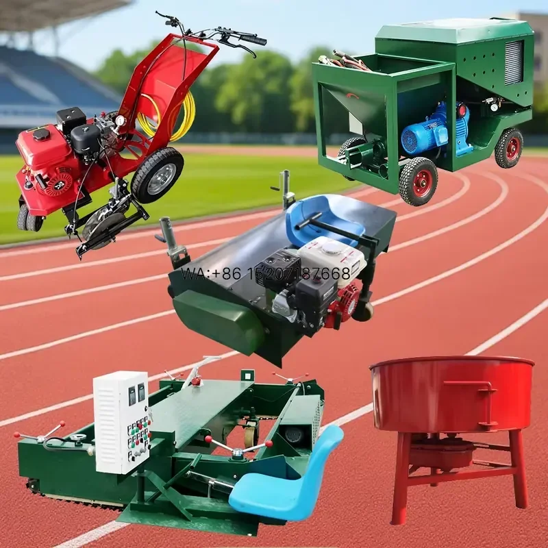 Wmwmnu Runway Spraying Output for Stadium Track Construction