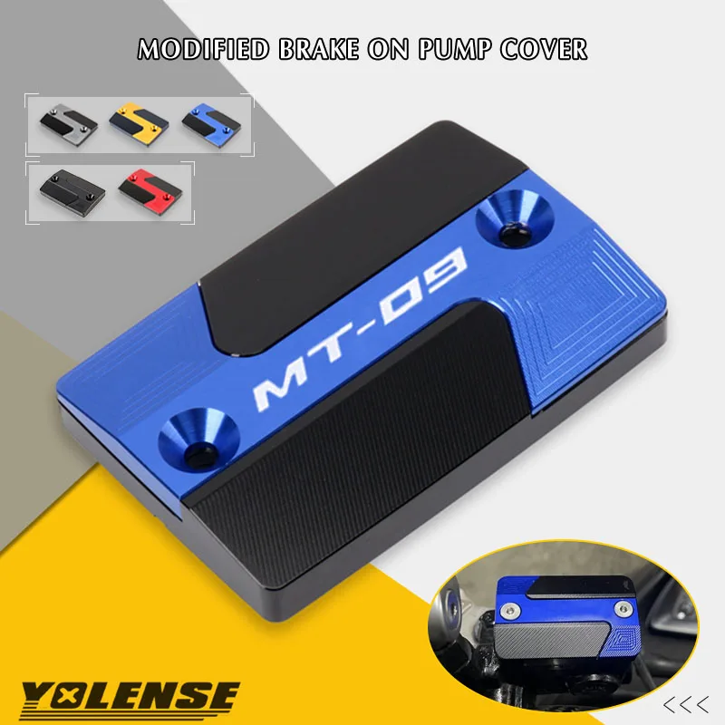 

Подходит для YAMAHA MT-03 MT-07 MT-09 аксессуары для мотоциклов CNC алюминиевый передний тормозной резервуар Крышка Резервуара жидкости крышка масляного стакана