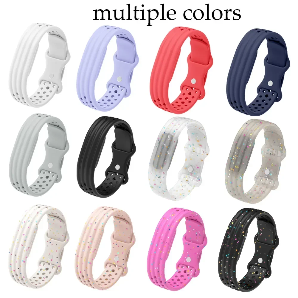 Sports Wristband for Google Fitbit Air Band Soft Light Silicone Replacement Band Adjustable for Google Fitbit Air  Accessory