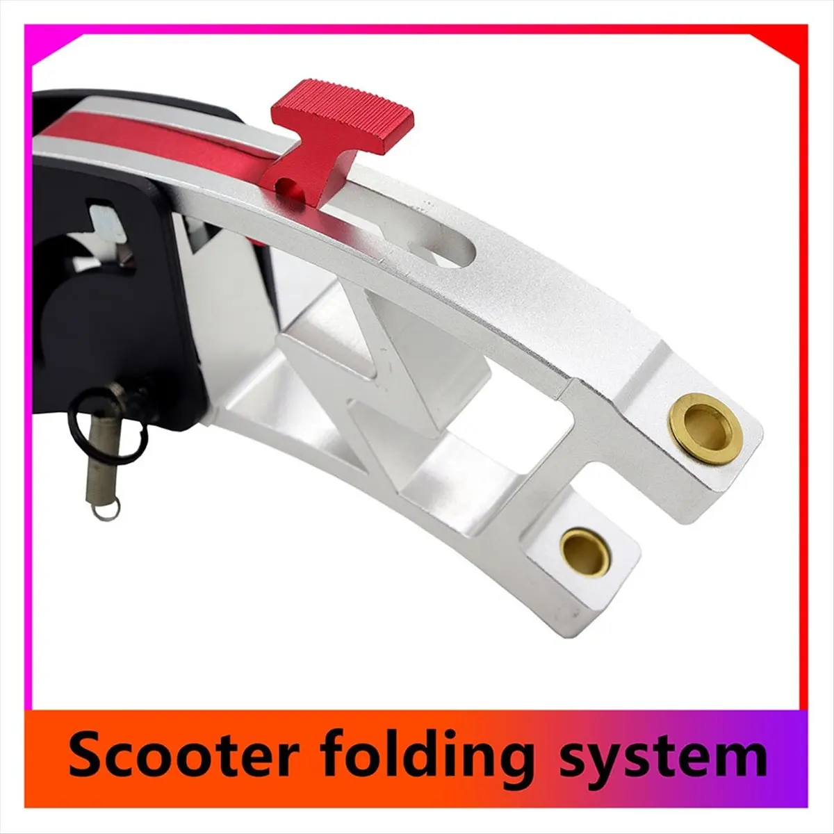 New arrival  10-Inch for Electric Scooter Folding Upright Folding with Insurance 12-Hole Modification Accessories