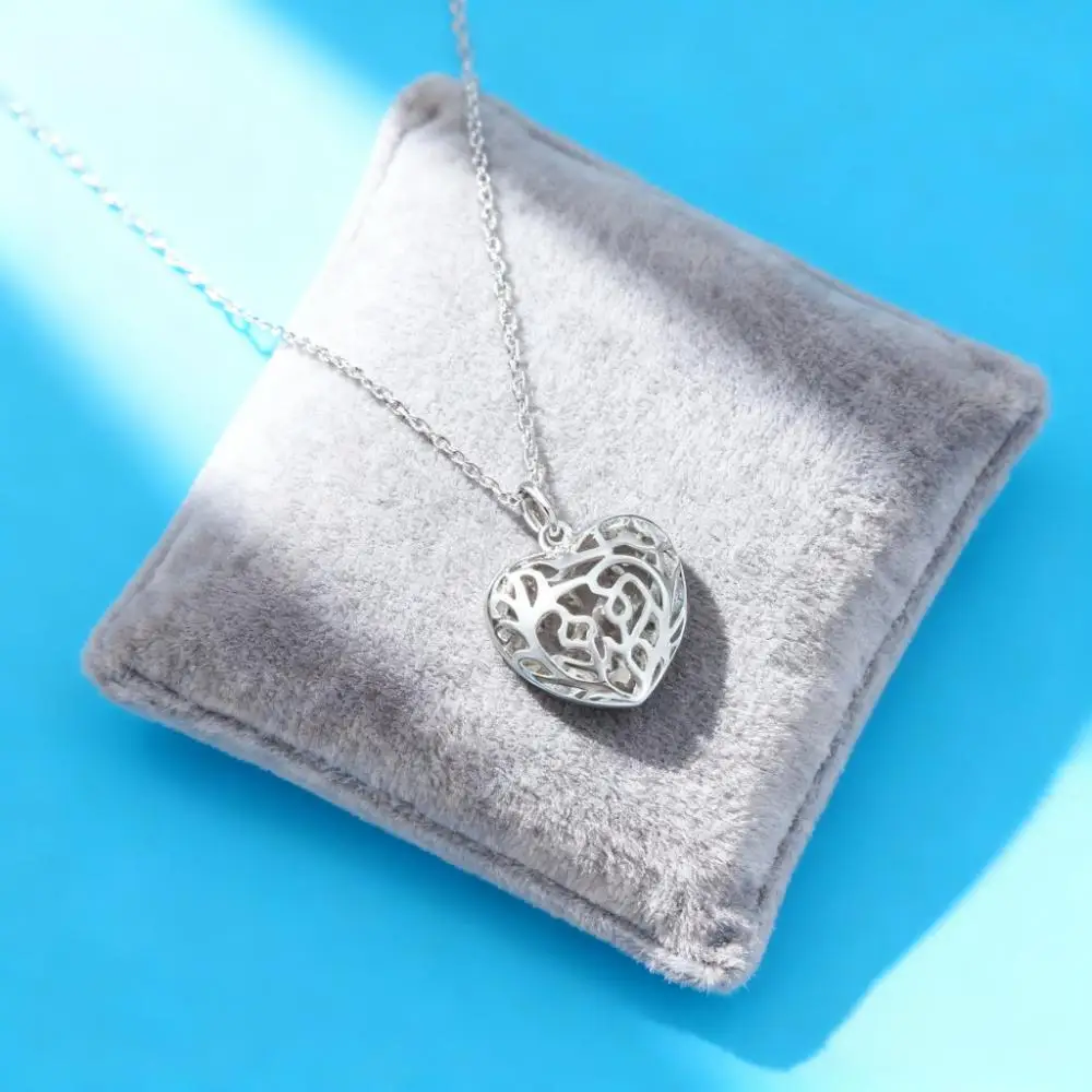 

Ожерелье с романтическим кулоном в форме сердца из стерлингового серебра 925 пробы для женщин, модные бренды, для вечеринок, свадебные украшения, подарки