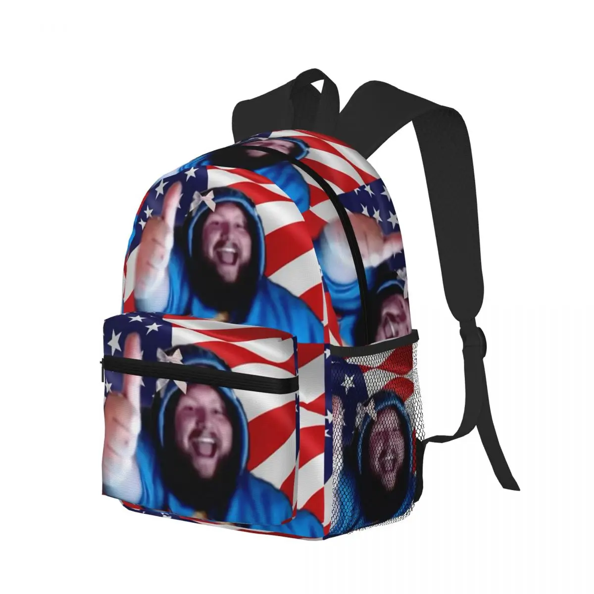 

Caseoh American Flag Student Backpack School Bag Hiking Travel Daypack for Boys Girls Bookbag Shoulder Bags