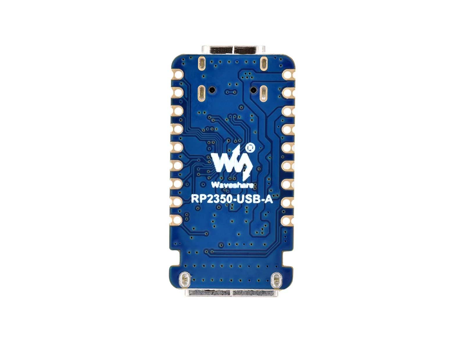 RP2350-USB-A Waveshare USB Mini Development Board oparta na dwurdzeniowym mikrokontrolerze Raspberry Pi o podwójnej architekturze 150MHZ