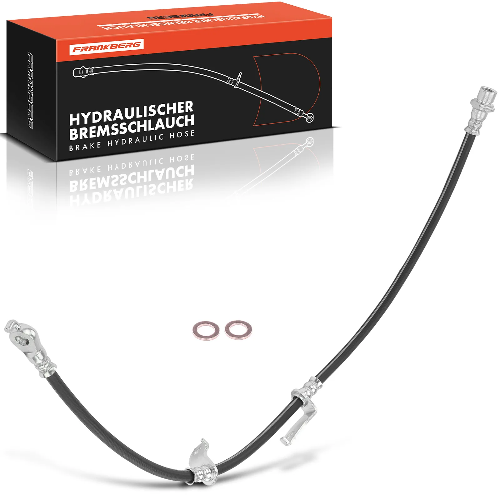 Frankberg 1x Bremsschlauch Bremsschläuche Vorderachse Links für Toyota RAV 4 III A3 IV A4 2.0L-2.5L H621065 9094702F50 2202798