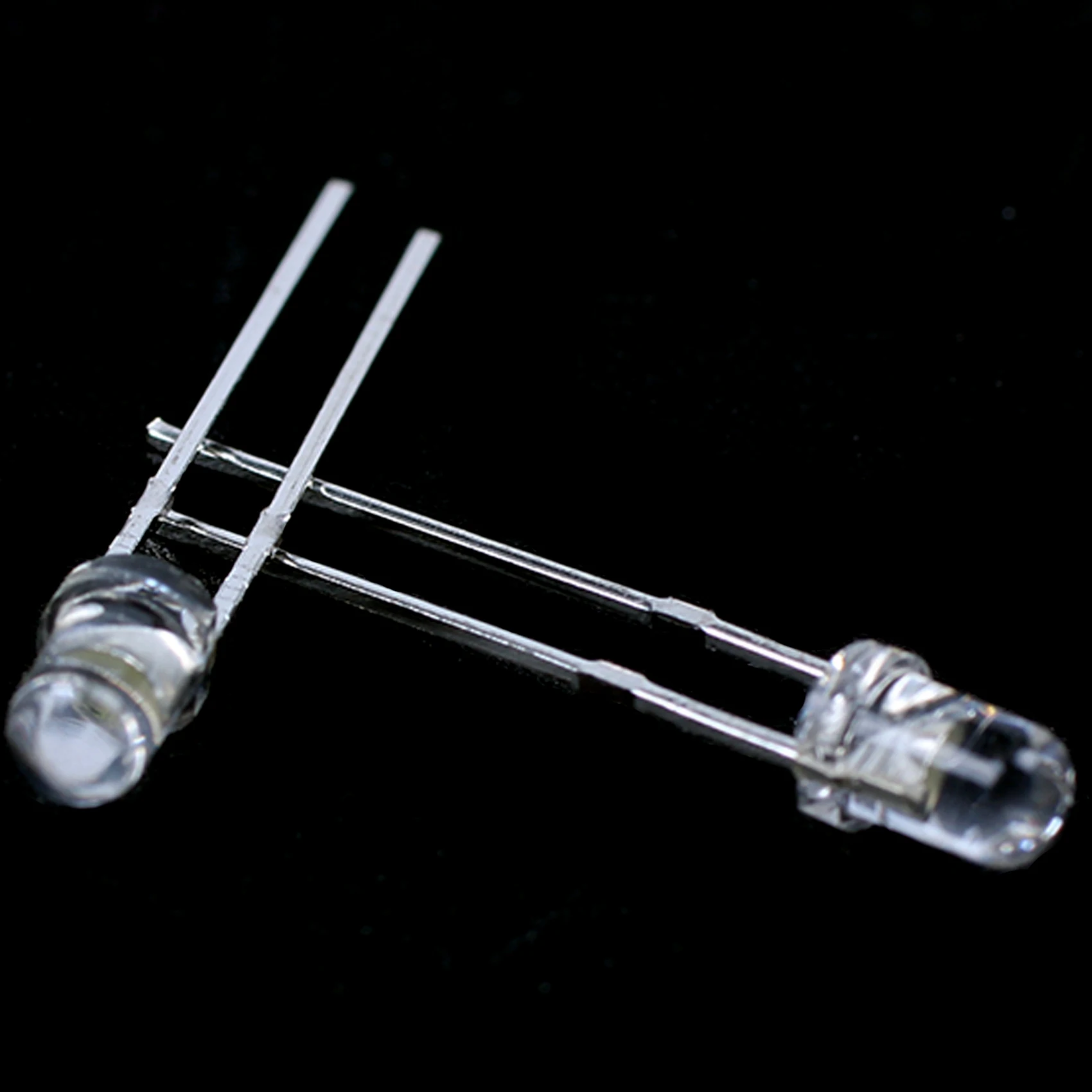 BTLIFE-80 Pieces 3Mm White LED Lamp Light Emitting Diode DC 2.5V-3V