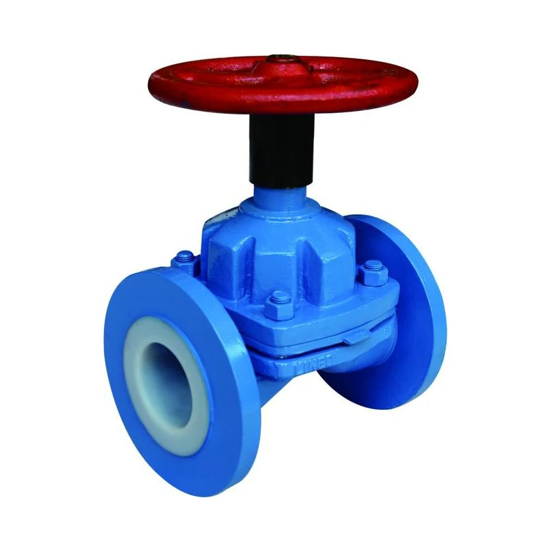 

DN250 BS Standard Cast Iron Straight Type Big Flow Rubber Lined Diaphragm Valve for Slurry