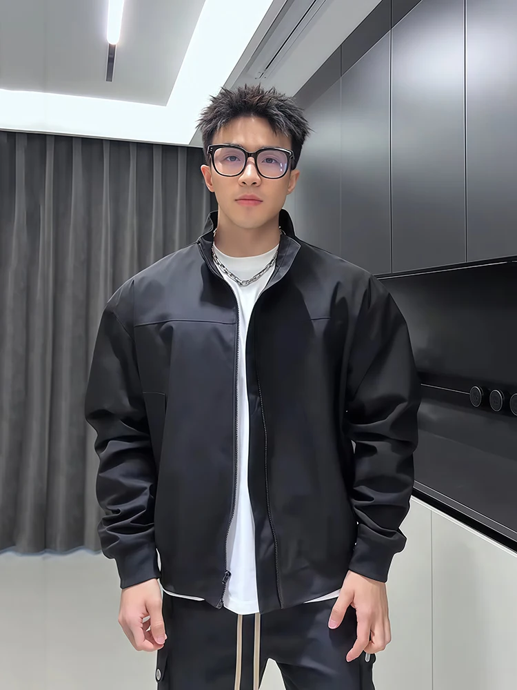 

Men's Outdoor Tri-Proof Stand Collar American Jaet Hard Man Sle MA Workwear Flight Outerwear Loose Fit Long Sve