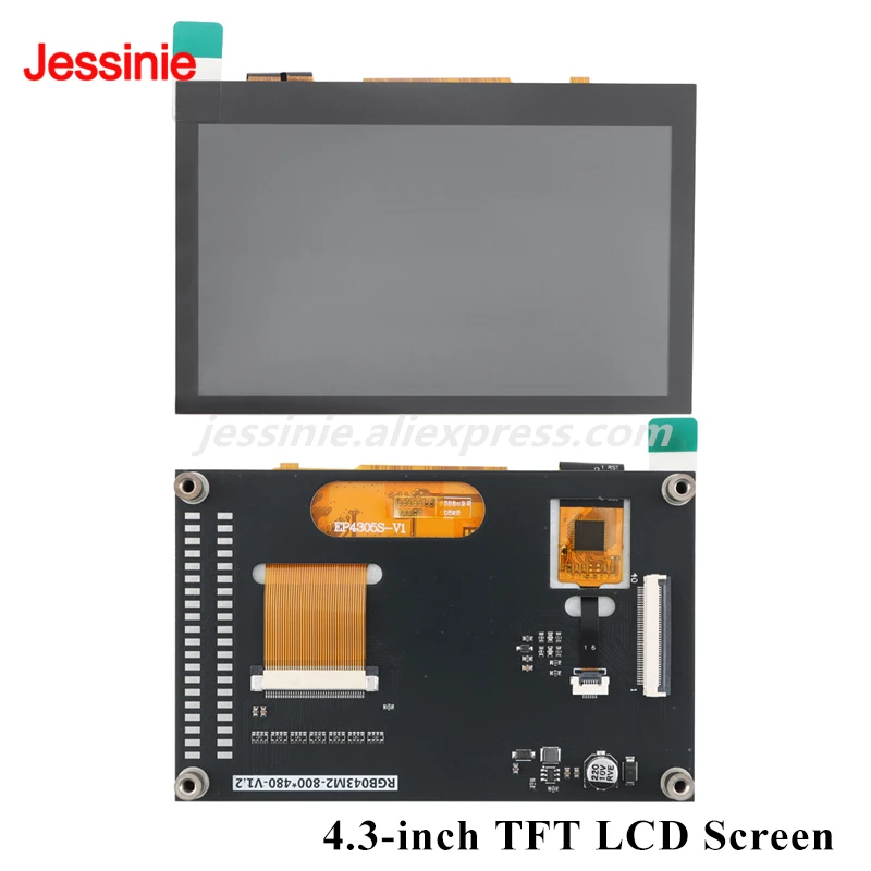 4.3-inch TFT LCD Screen RGB Interface STM32 Microcontroller Display Module Capacitive Touch Screen 24-bit 800*480