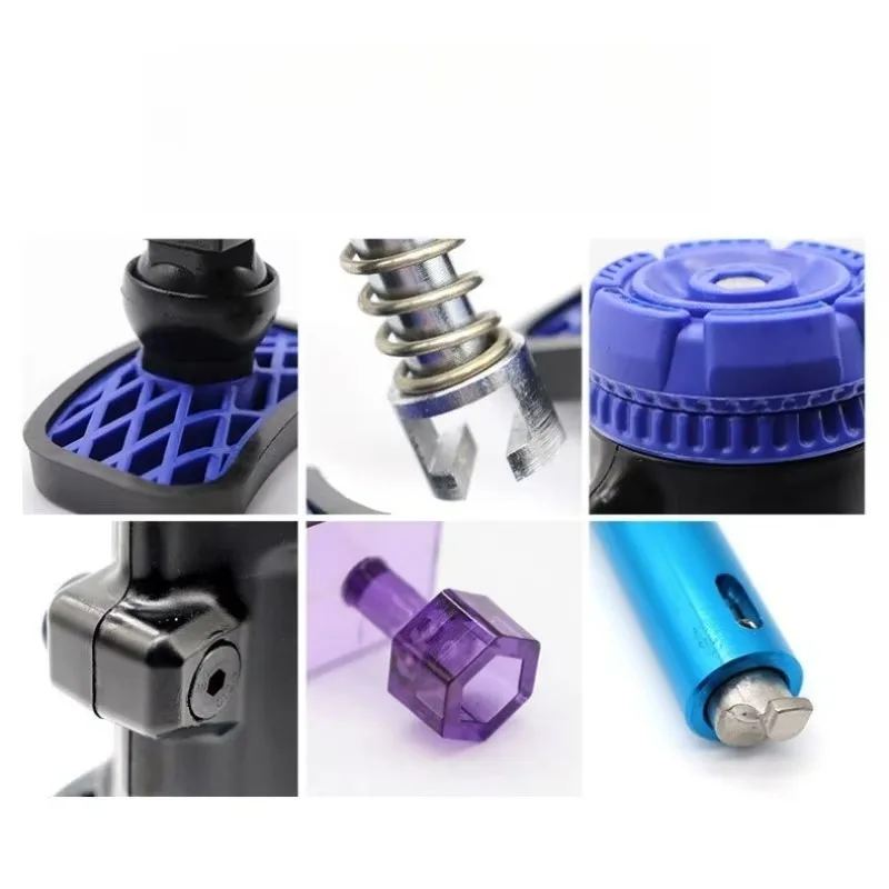 

Uiz Handle Puller Dent Pit Removal Auto Body Paintless Dent Repair Tools Multi-Purpose Adjustable Glue Puller Mini Lifter