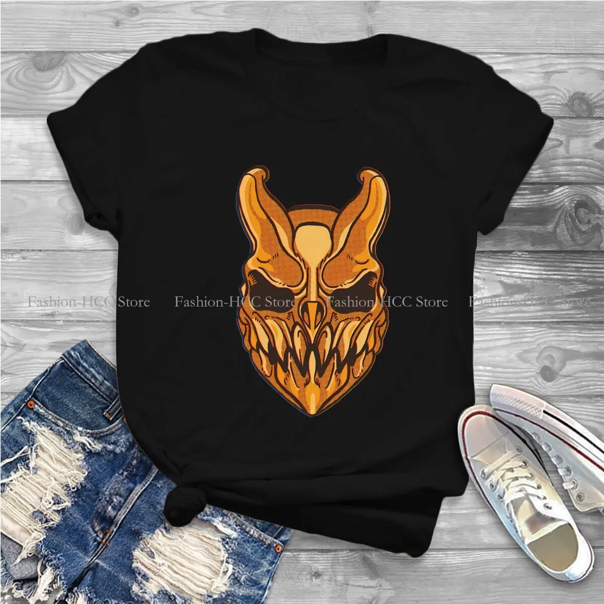 Golden Mask Style Polyester TShirt Slaughter To Prevail Top Quality Creative Gift Clothes T Shirt Stuff