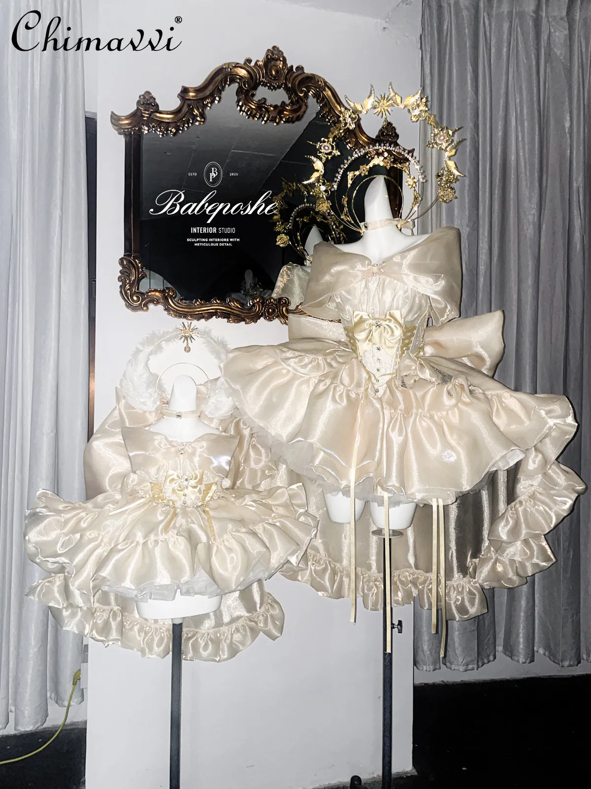 

Baby Girls Princess Gown Dress New 2026 Spring and Summer Sweet Bow Elegant Birthday Party Elegant Lolita Short Dresses