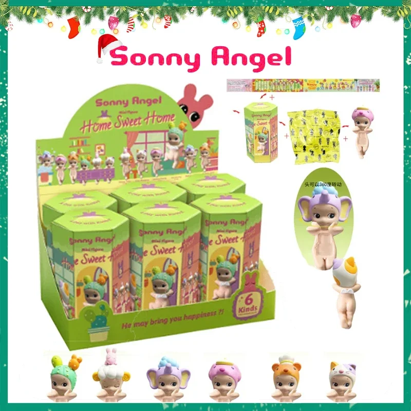 

Sonny Angel Blind Box Series Angels Love Home Blind Box Decoration Desktop Computer Screen Cupid Christmas Gifts Birthday Toys