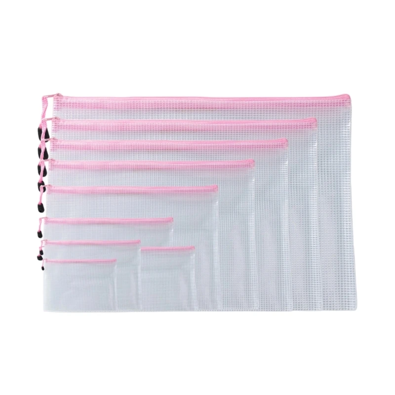 

Y2GD 9 шт. портативная сумка для документов прозрачная водостойкая сумка для документов из ПВХ на молнии органайзер для файлов и