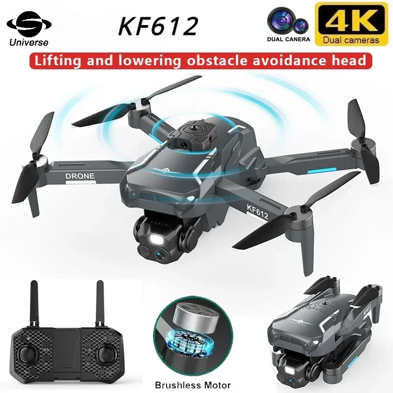 

KF612 Mini Drone 4k Profesional HD Camera With Lifting Obstacle Avoidance Photography Brushless Motor Foldable Rc Quadcopter Toy