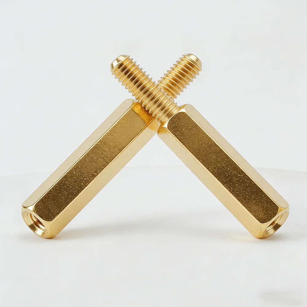 5-30pcs Hex Brass Spacer Standoff M2.5 M3 M4 PCB Support Male Female Hex Board Spacing Screw Column Pillars Spacers Bolt