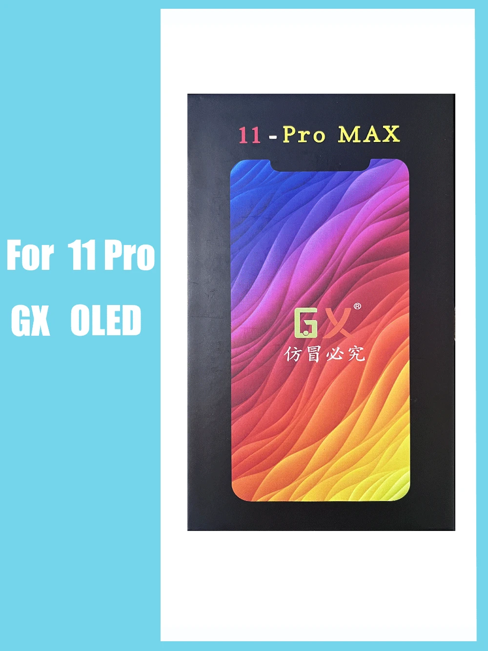 Imagem -04 - Original gx Touch Screen Digitador Assembly Display Oled Nenhum Pixel Morto Peças de Reposição Iphone x xr xs Max 11 12 13 h