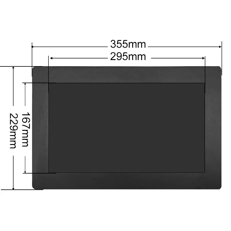 13.3 inch IPS 1600*900/1920*1080 HD-MI VGA Resistive touch screen Metal Case TFT Embedded OEM industrial LCD