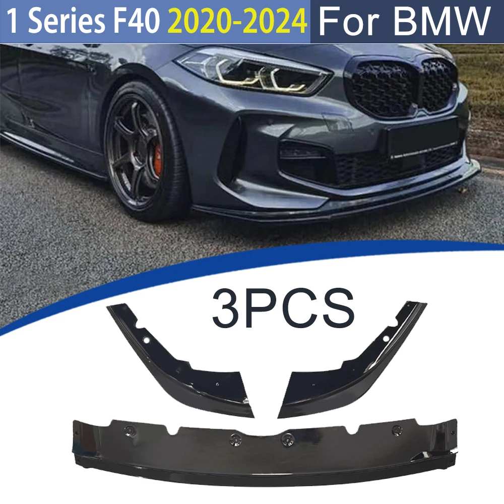 

Front Bumper Spoiler Lip Splitter Diffuser For BMW 1 Series F40 2020 2021 2022 2023 2024 Auto Accessories Modification Exterior