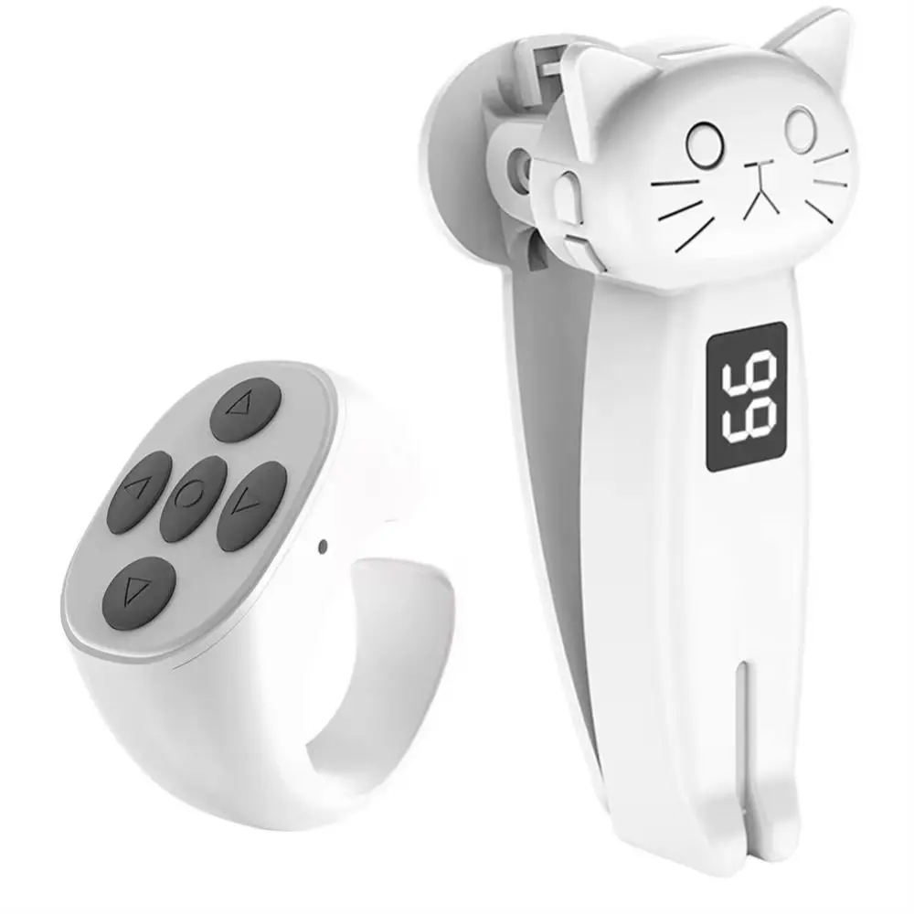 Bluetooth-Compatible Electric Auto Page Turner ABS Mute Finger Clicking Device Quick Click Mini for Kindle Paperwhite