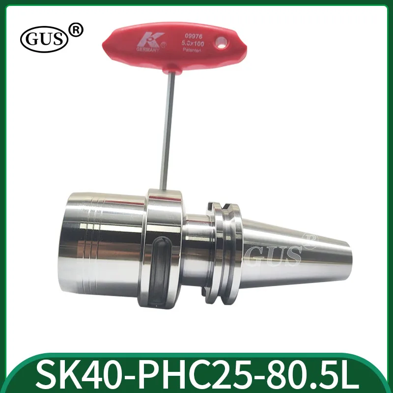 Damping expansion hydraulic toolholder SK40 PHC06/08/10/12/16/20/25/32 clamp Flange center water outlet High precision Spindle