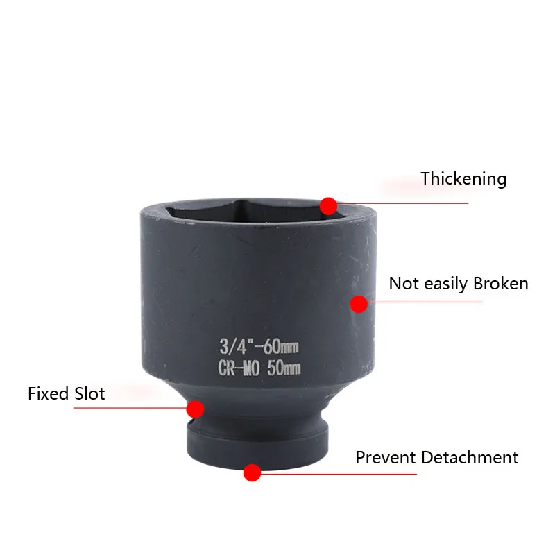 Imagem -03 - Cabeça de Soquete Hex Heavy Duty Point 1750 mm Mecânico Automotivo Ferramentas de Oficina 60 mm Comprimento 1pc 4