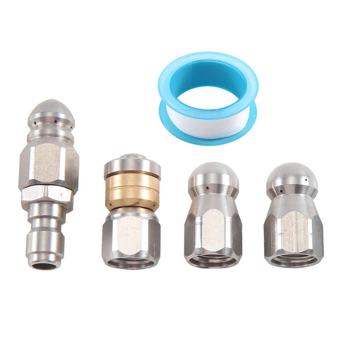 A98U Pressure Washer Sewer Jetter Nozzles Kit,with Different Models for 1/4 Inch Pressure Washer Quick Connector