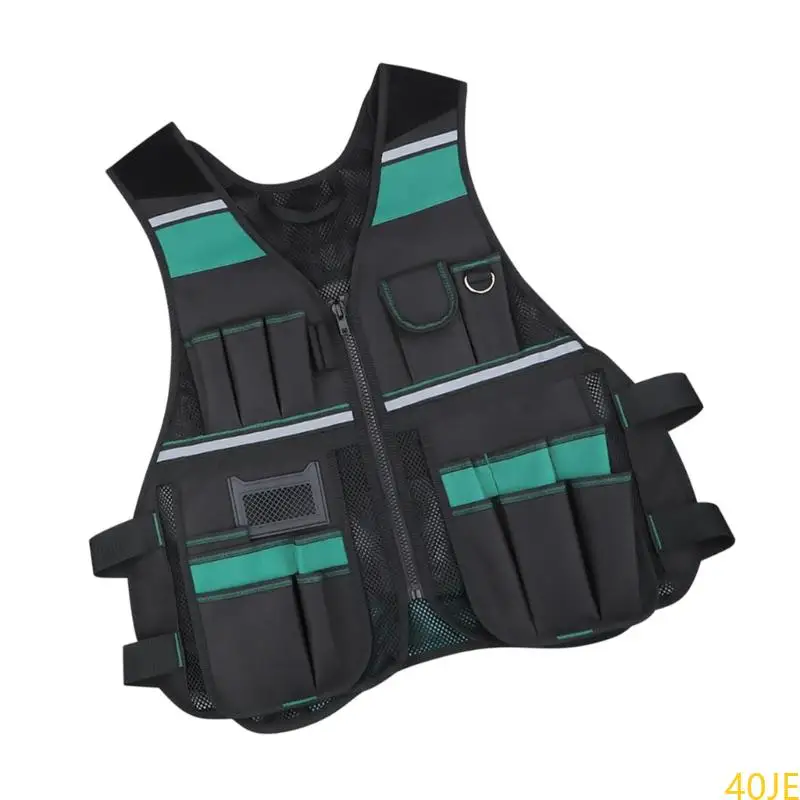 

40JE Tool Vest with Multi For Electricians Carpenters And Construction Workers