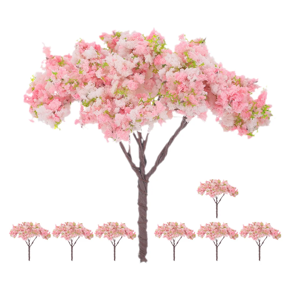 Model Blossom Cherry Tree Scenery Model Tree Miniature Bush Trees Diorama Tree Model Train Railway Architecture Diorama