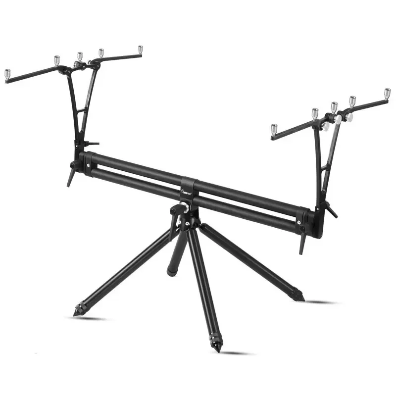 New Upgrade Foldable Rack 270 Adjustable Aluminum Alloy Fishing Rod Stand 4 Legs Rod Holder Portable Carp Fishing Rod Pod