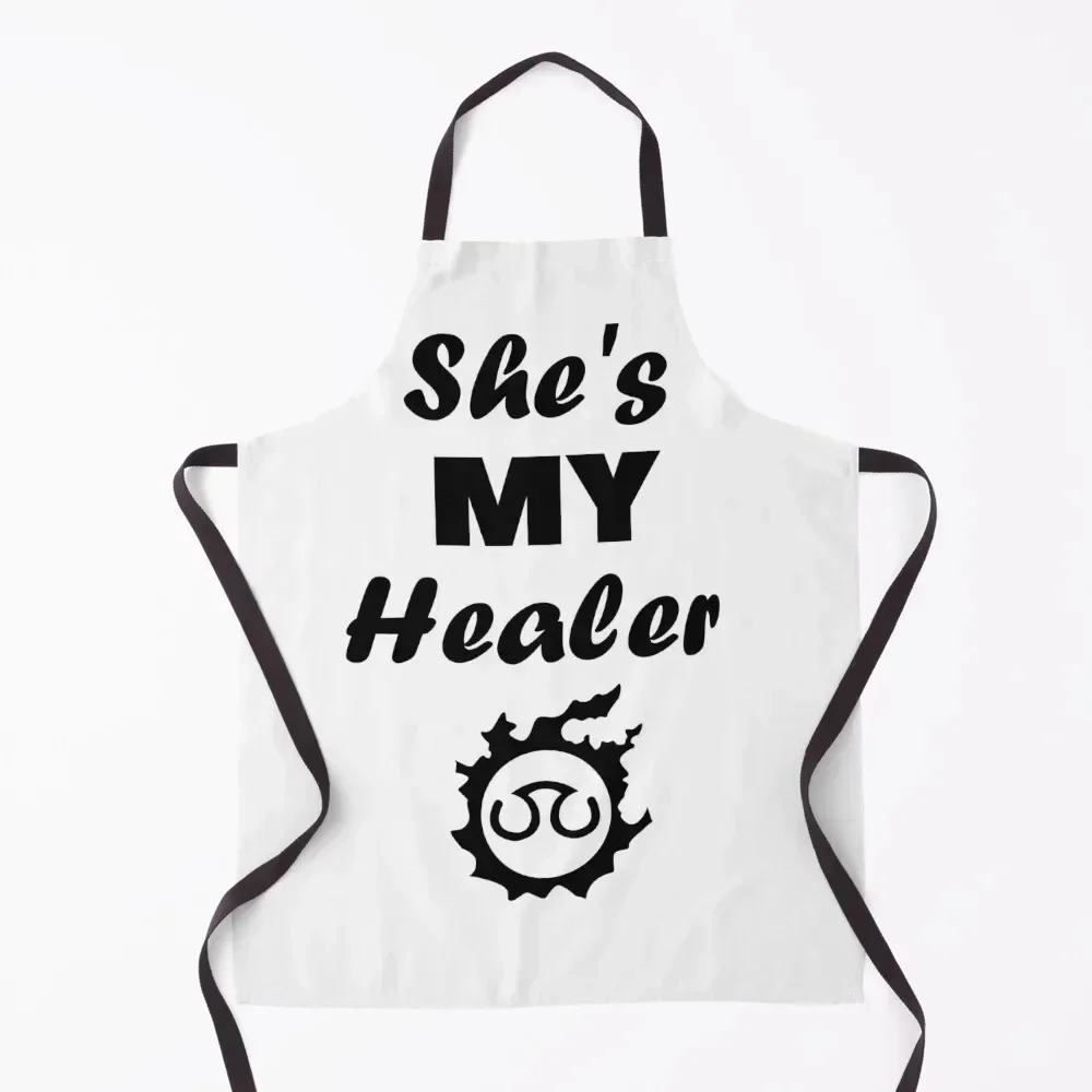 

FFXIV She's My Healer - Scholar SCH Apron Kitchen For Men For Hairdresser kitchen clothes Apron