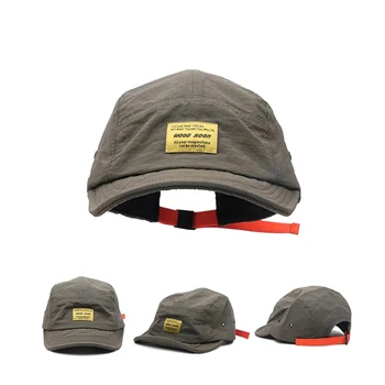 Moda 5 Panel beyzbol şapkası Snapback Kapaklar Çabuk kuruyan Düz kenarlı Şapka Erkekler Kadınlar için Ayarlanabilir Yaz Rahat Güneş Koruyucu Şapkalar