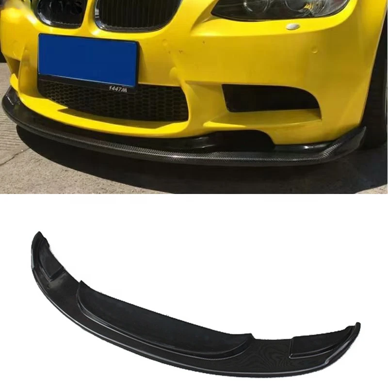 For BMW 3 series E90 M3 2008-2013 HM style carbon fiber front lip front bumper front shovel accessory kit